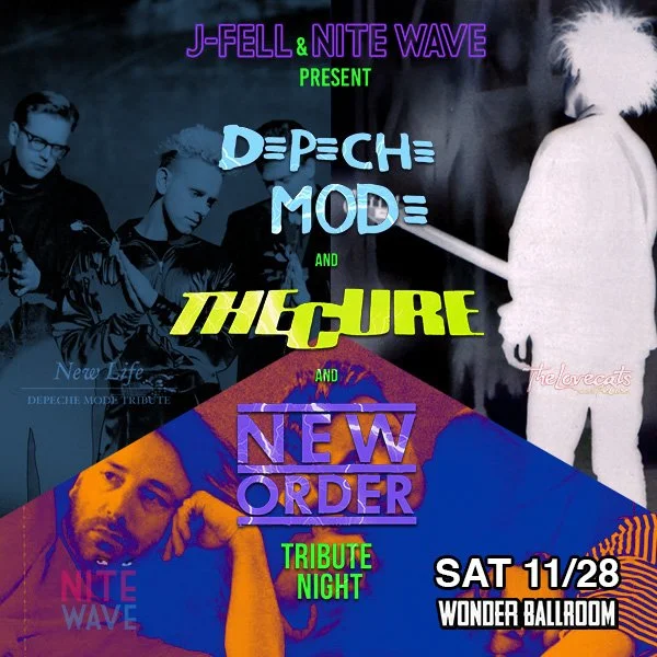 洋楽 U2 LP New Order Smiths Cure Depeche Mode Portland - Depeche Mode, The Cure, New Order Tribute — Nite Wave